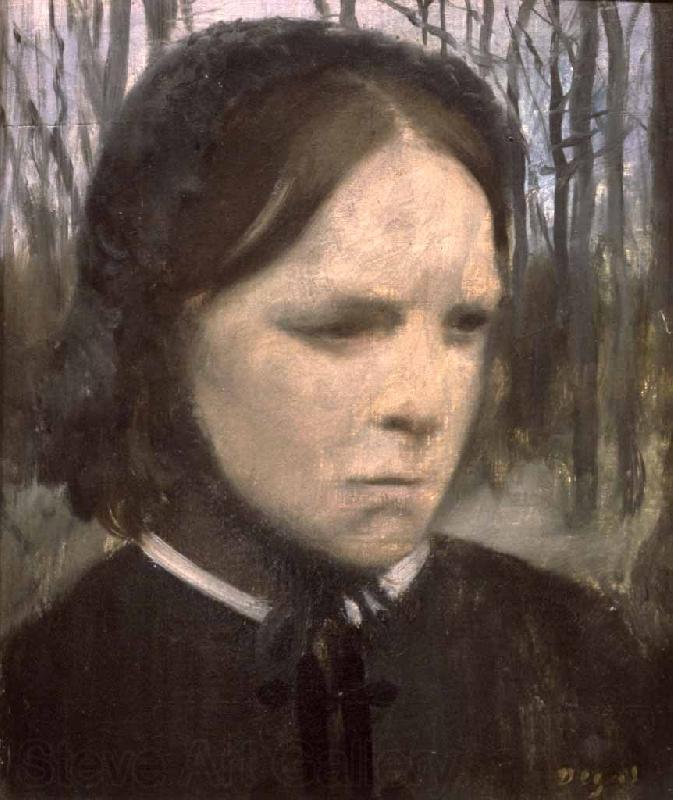 Edgar Degas Portrait of Estelle Balfour